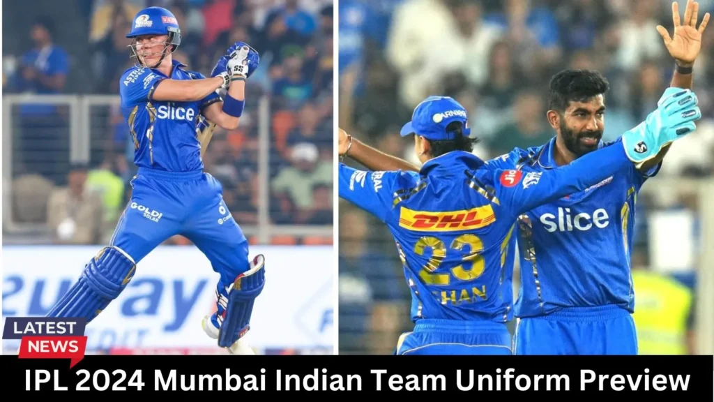 IPL 2024 Mumbai Indian Team Uniform Preview